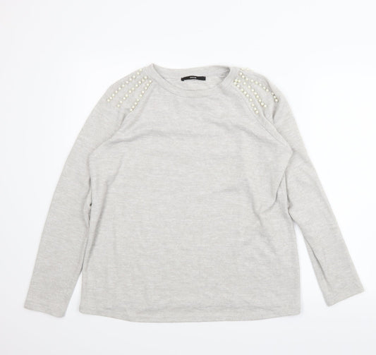 George Womens Grey   Pullover Jumper Size M