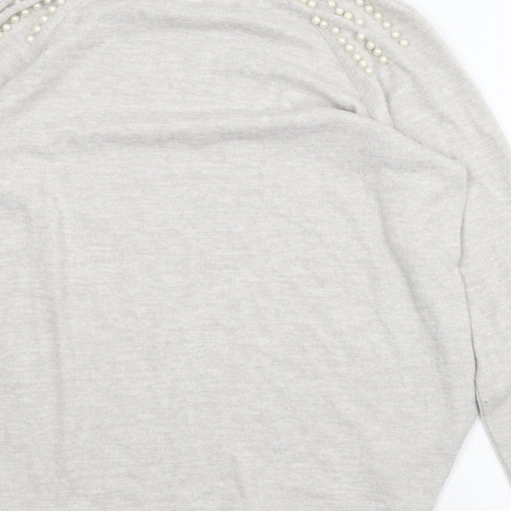 George Womens Grey   Pullover Jumper Size M