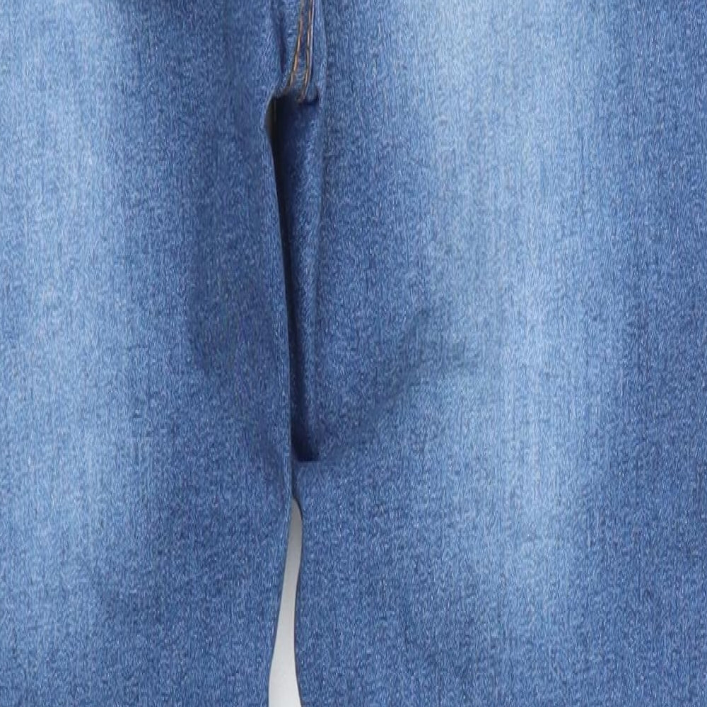 Preworn Womens Blue  Denim Skinny Jeans Size 32 in L29 in