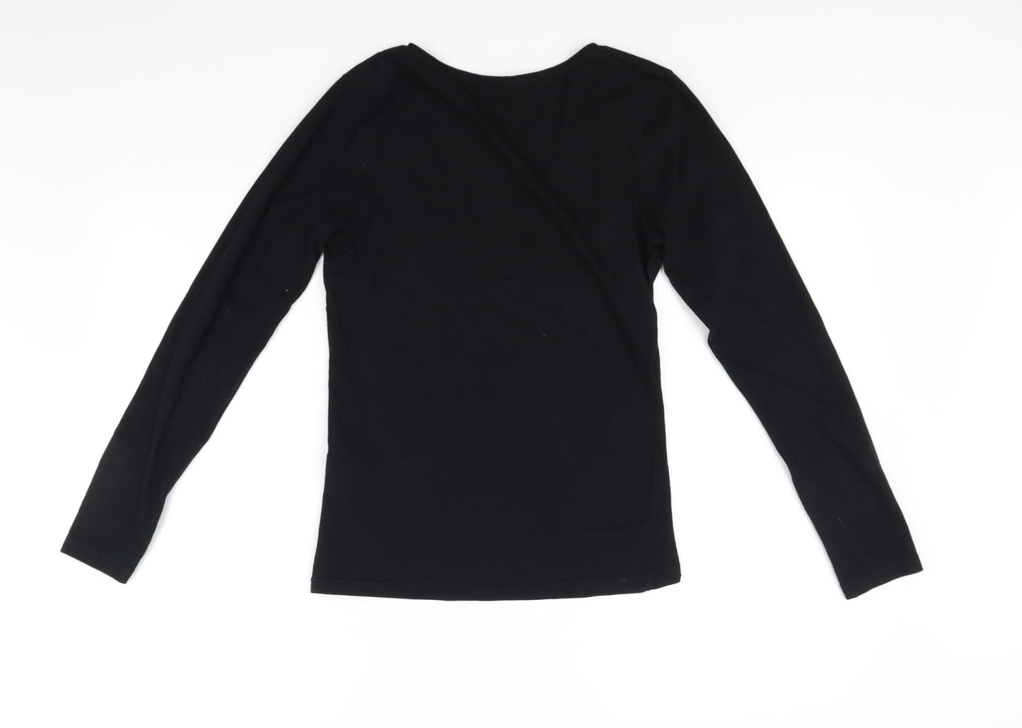Amisu Womens Black   Basic T-Shirt Size M