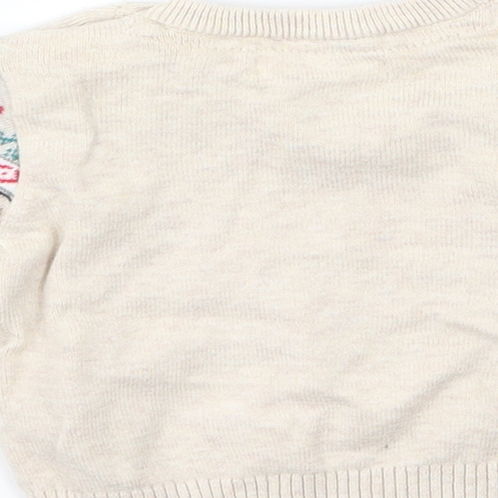 Very Girls Brown  Knit Pullover Jumper Size 0-3 Months  - Winter