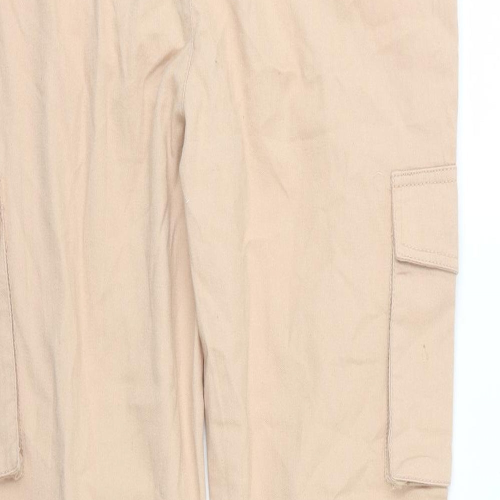 Primark Womens Pink  Denim Straight Jeans Size 10 L27 in - Cargo