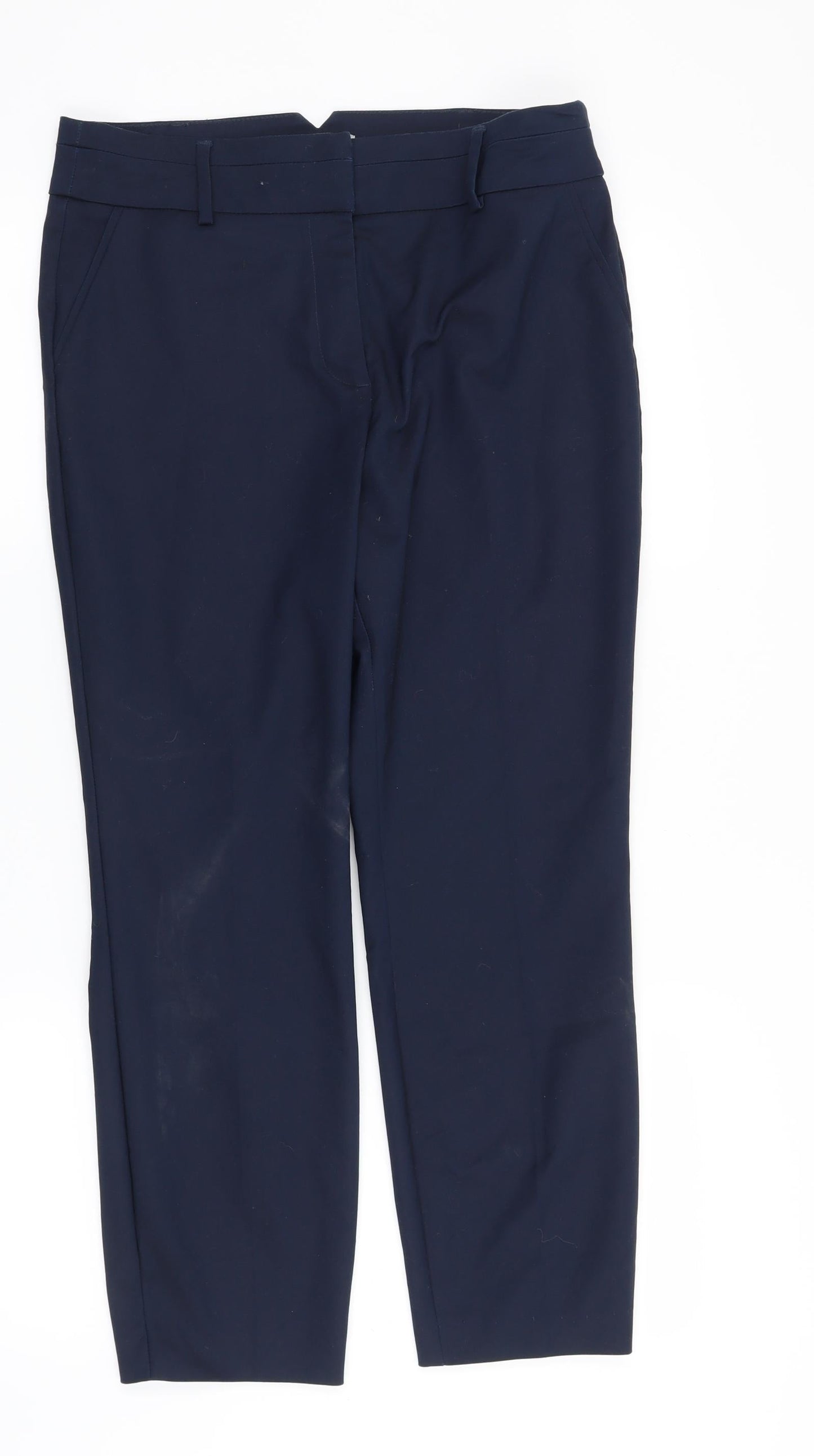 Papaya Womens Blue   Trousers  Size 12 L26 in