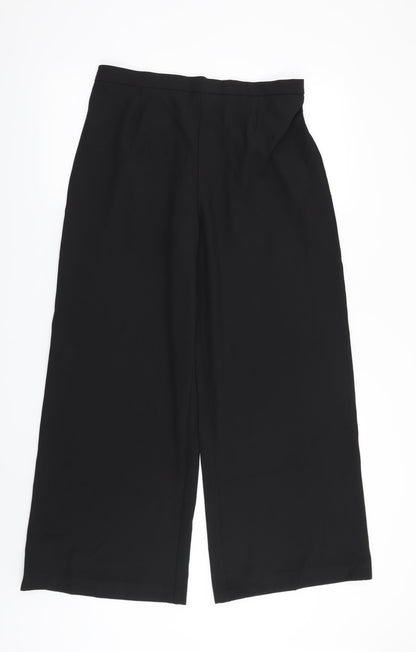 Additional front view of Nightingales women’s black trousers, size UK 14, 29-inch leg