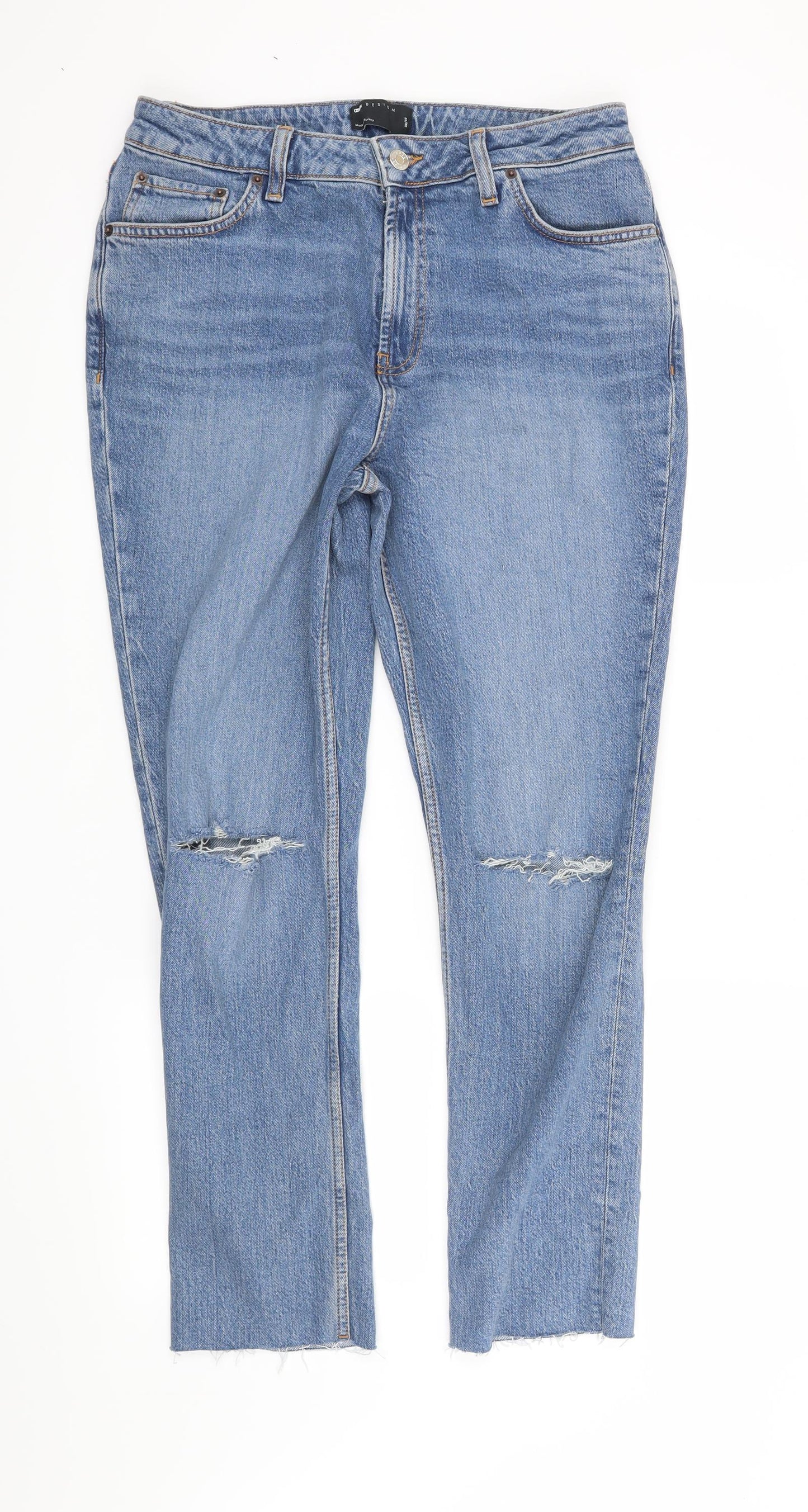 ASOS Mens Blue   Straight Jeans Size 32 L30 in