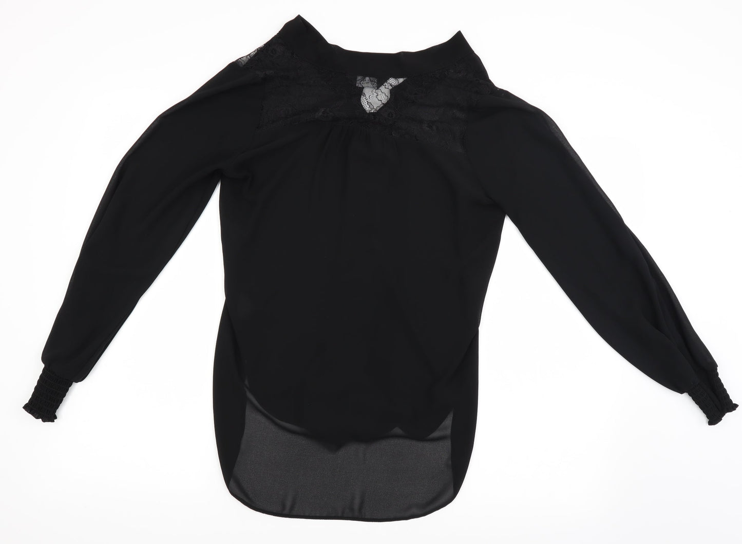 Dorothy Perkins Womens Black   Basic Blouse Size 8