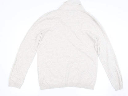 Back view of Topman men’s beige jumper, size L