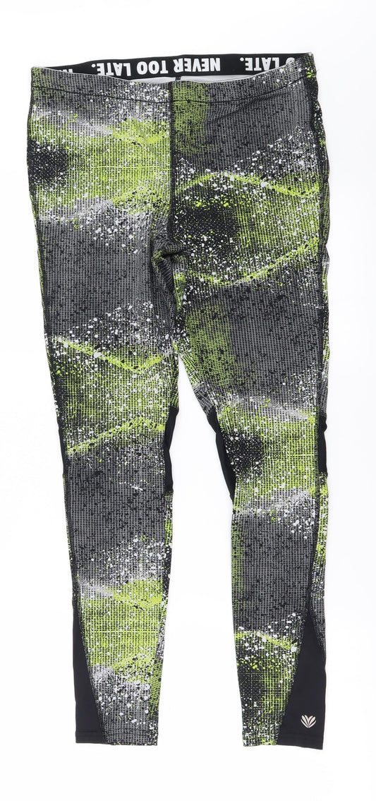 FOREVER 21 Womens Grey   Jegging Leggings Size L L25 in