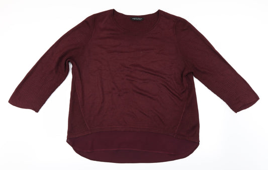Dorothy Perkins Womens Purple   Pullover Jumper Size 16