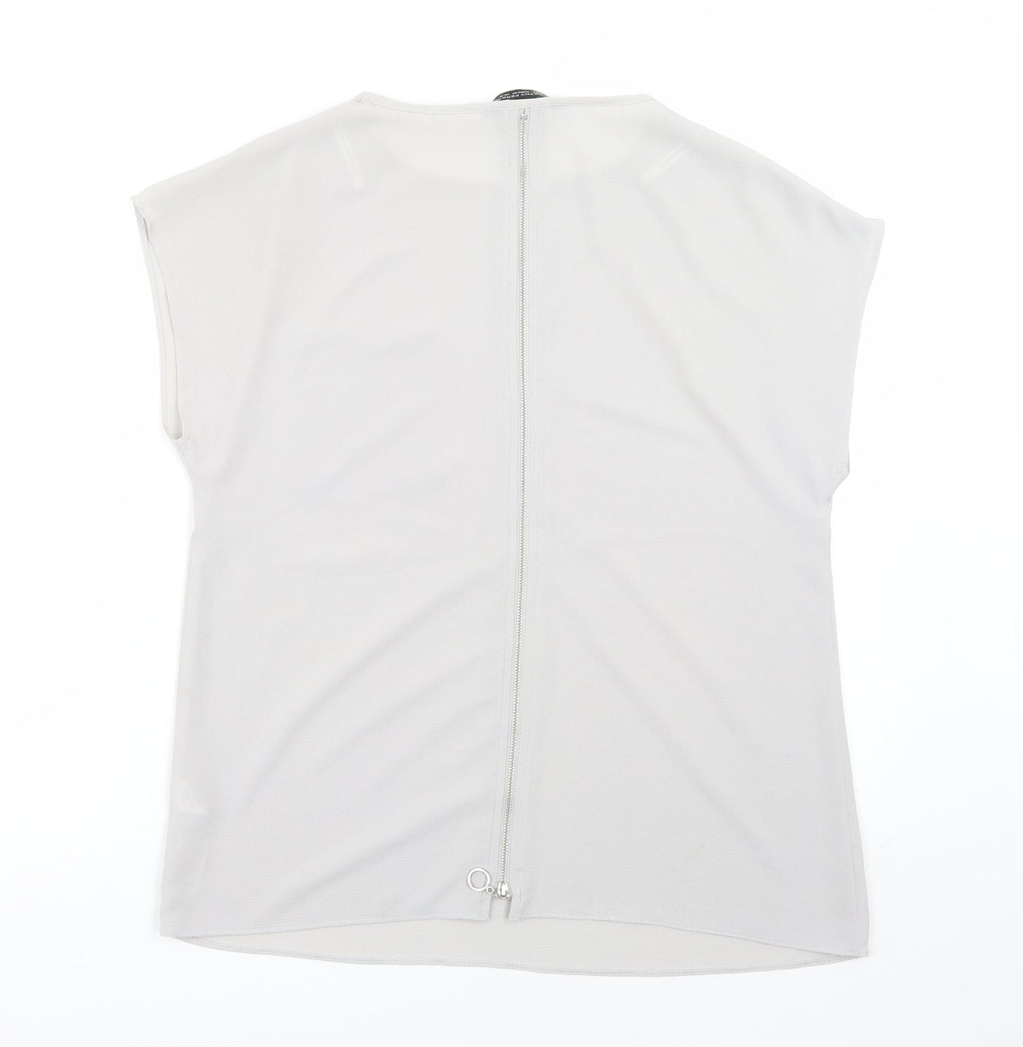 Dorothy Perkins Womens Grey   Basic T-Shirt Size 10
