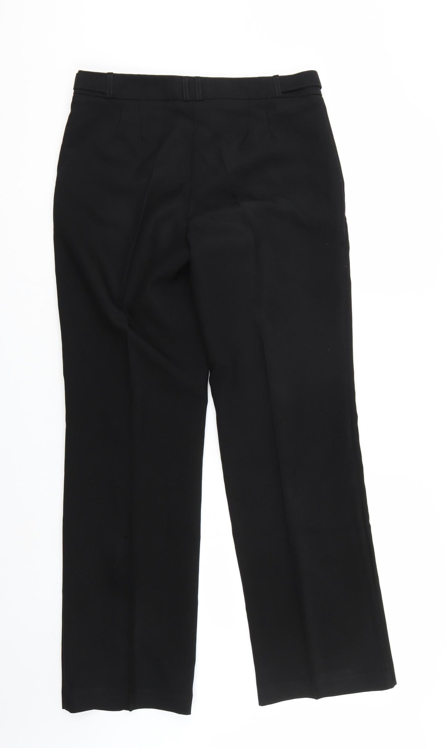 Peacocks Womens Black   Trousers  Size 10 L31 in