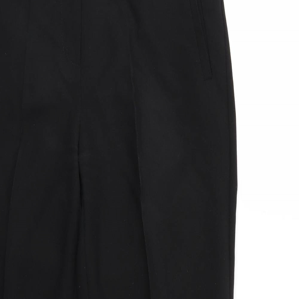 Peacocks Womens Black   Trousers  Size 10 L31 in