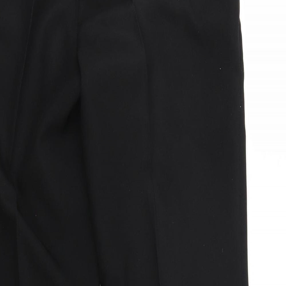 Peacocks Womens Black   Trousers  Size 10 L31 in