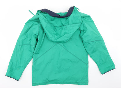 Back view of Telemac women’s green jacket coat, size S