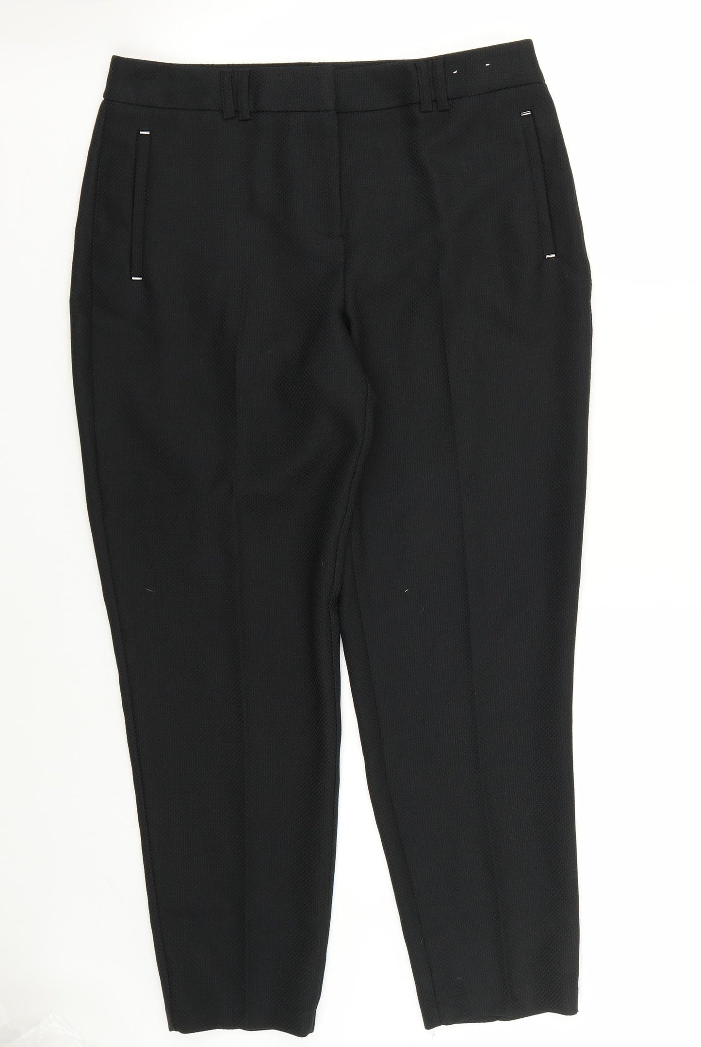 Dorothy Perkins Womens Black   Trousers  Size 10 L26 in