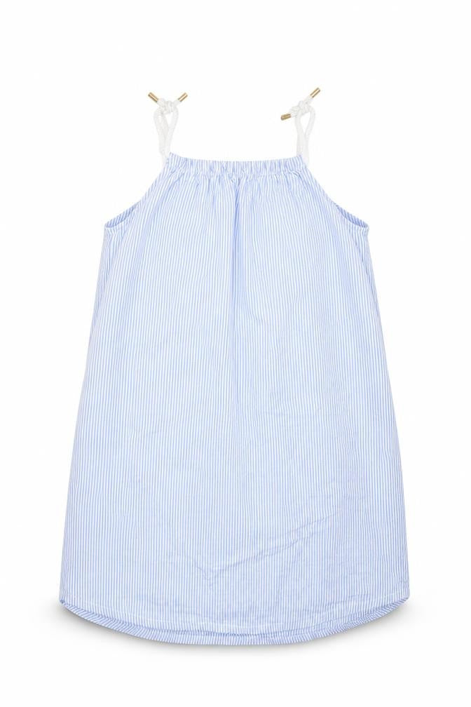 H&M Girls Blue Striped  Basic Blouse Size 7-8 Years