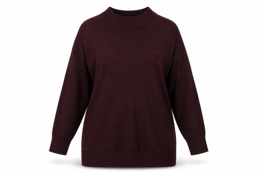 Front view of F&F women’s purple jumper, size UK 12