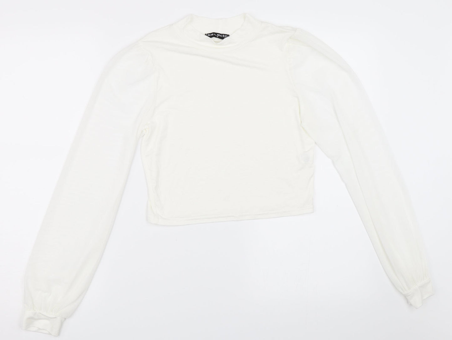 Select Womens Ivory   Basic Blouse Size M