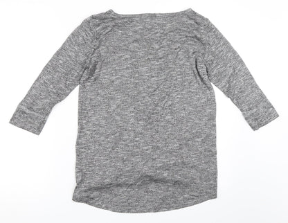 Back view of George women’s grey jumper, size UK 10