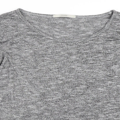 Close-up detail of George women’s grey jumper, size UK 10