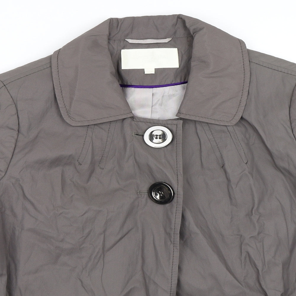Ronit Zilkha Womens Grey   Jacket  Size 10