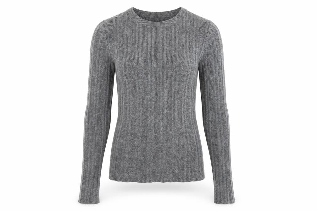 Primark Womens Grey  Knit Pullover Jumper Size 8