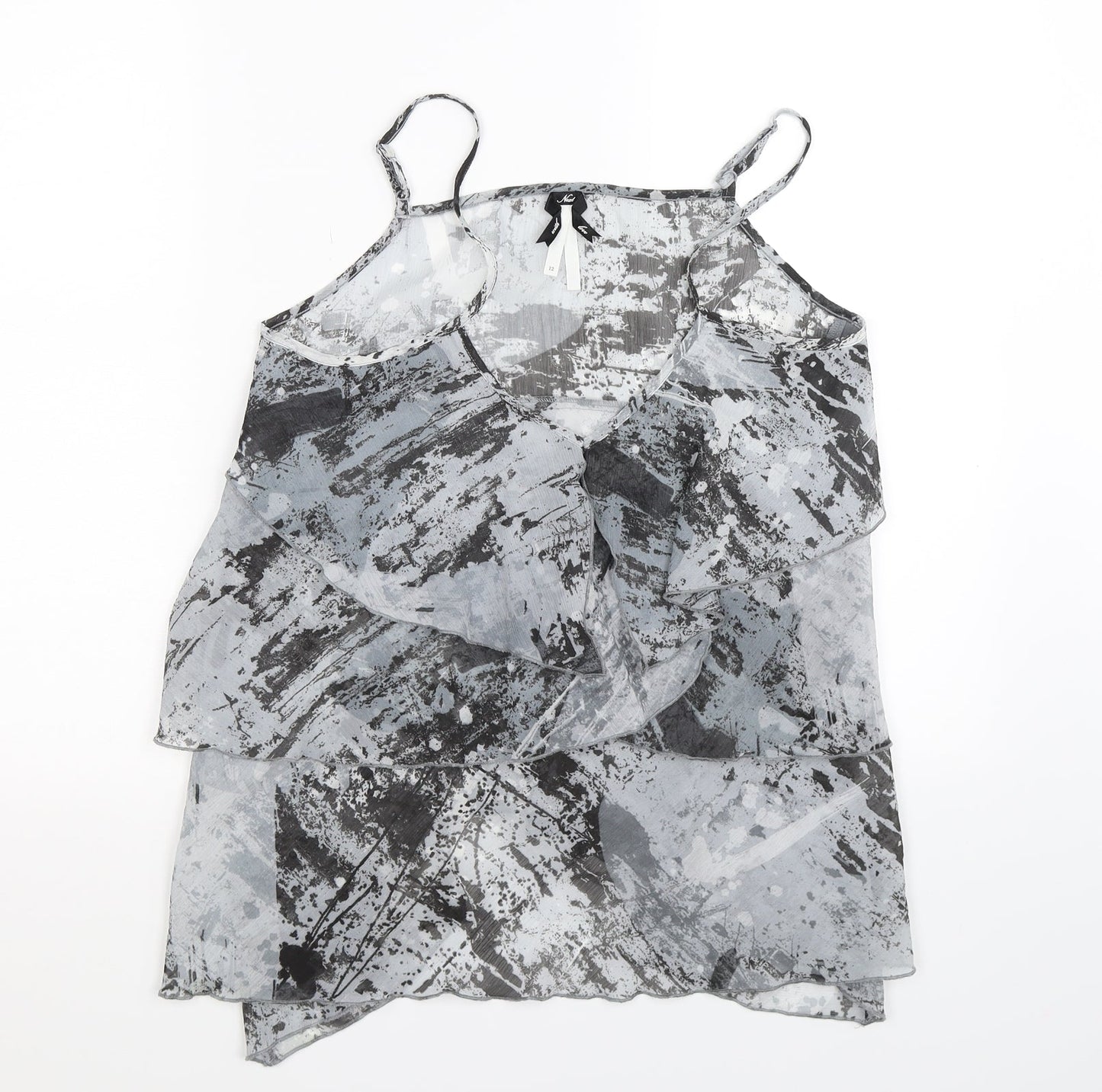 NEXT Womens Grey   Basic Blouse Size 12