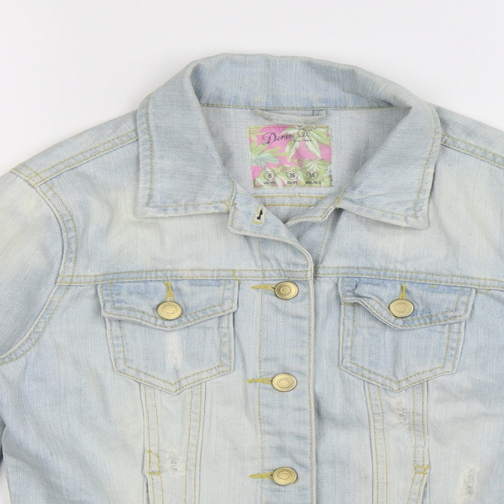 Denim Co Womens Blue  Denim Jacket  Size 8