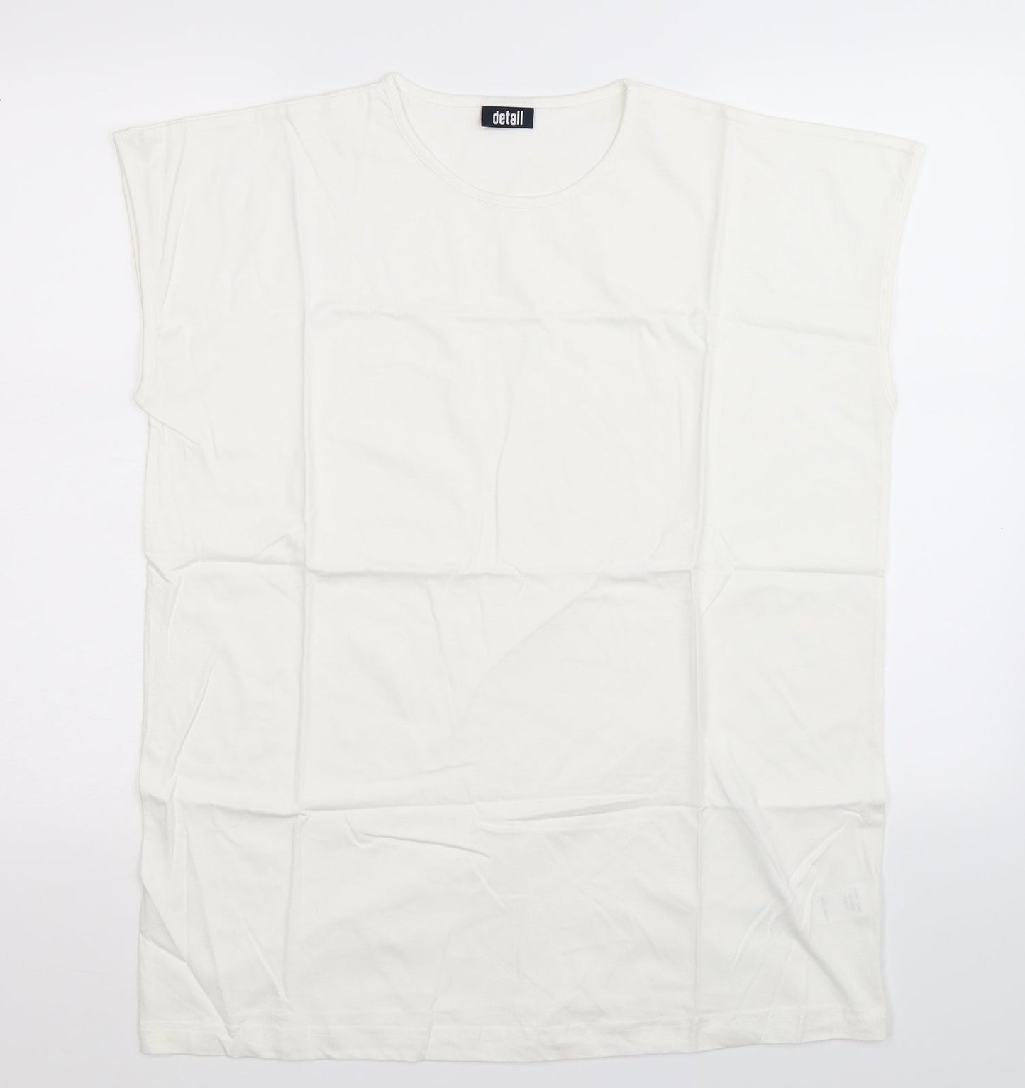 Detail Mens White   Basic Tank Size L