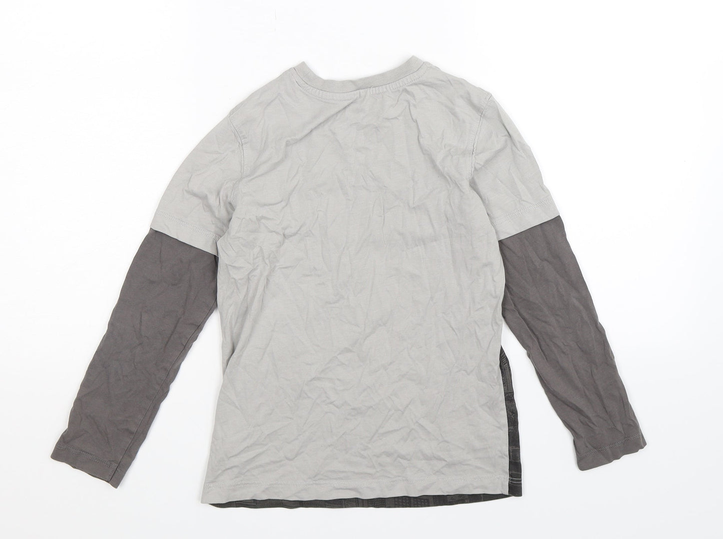 George Boys Grey   Basic T-Shirt Size 7-8 Years  - Batman