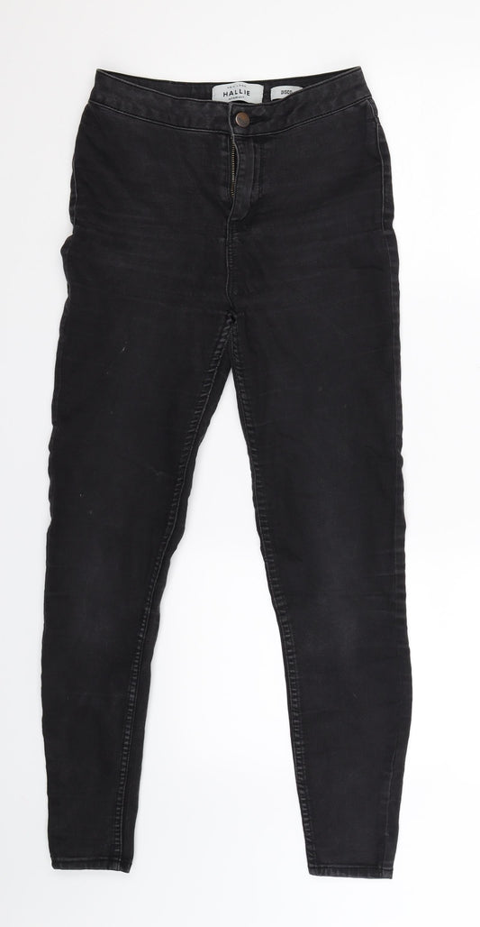 Preloved New Look Womens Black  Denim Jegging Jeans Size 6 L27 in - Front