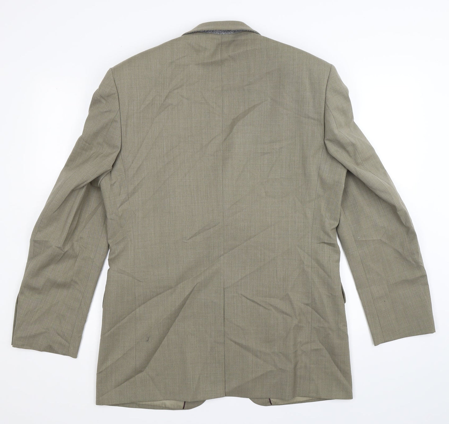BHS Mens Green   Jacket Suit Jacket Size 38
