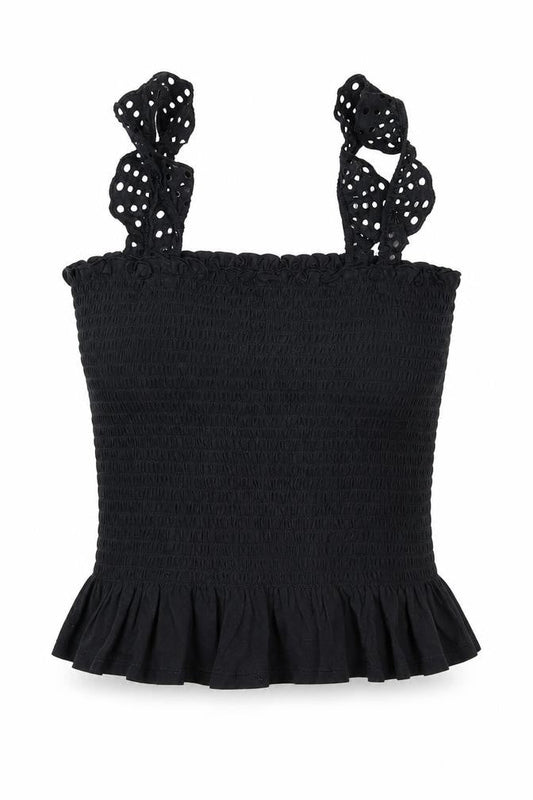 New Look Womens Black   Camisole Blouse Size L