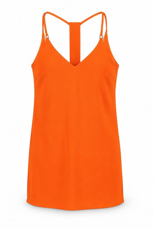 New Look Womens Orange   Camisole Blouse Size 10