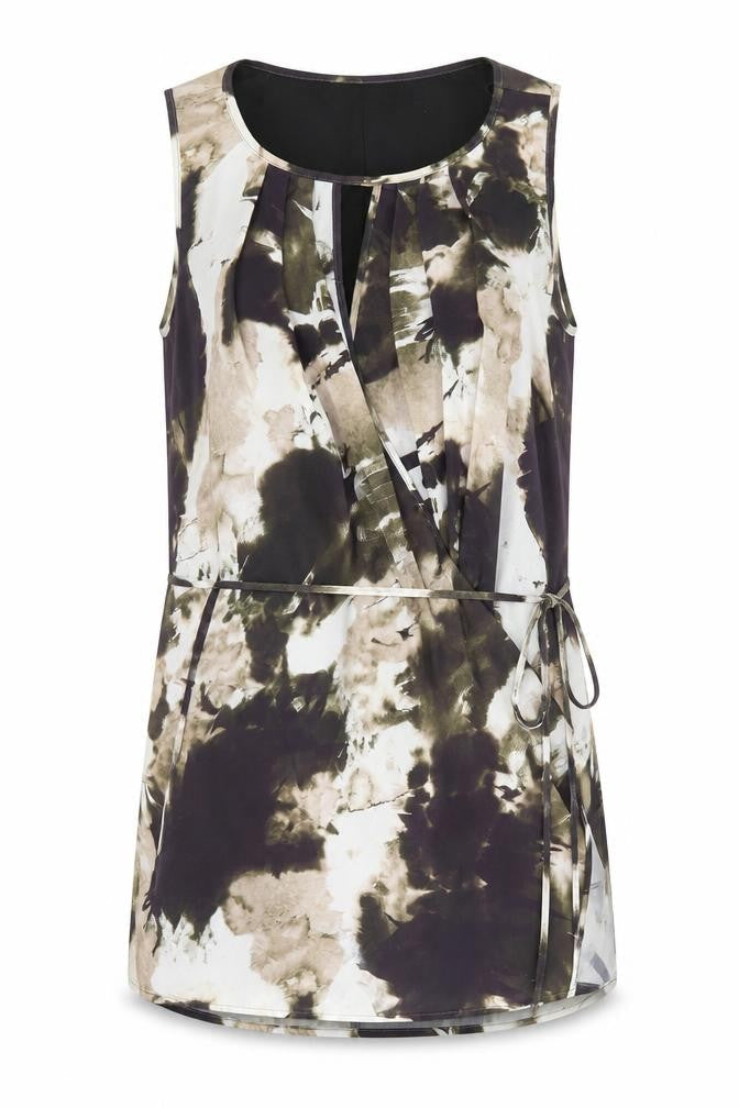 H&M Womens Multicoloured Animal Print  Basic Tank Size 6