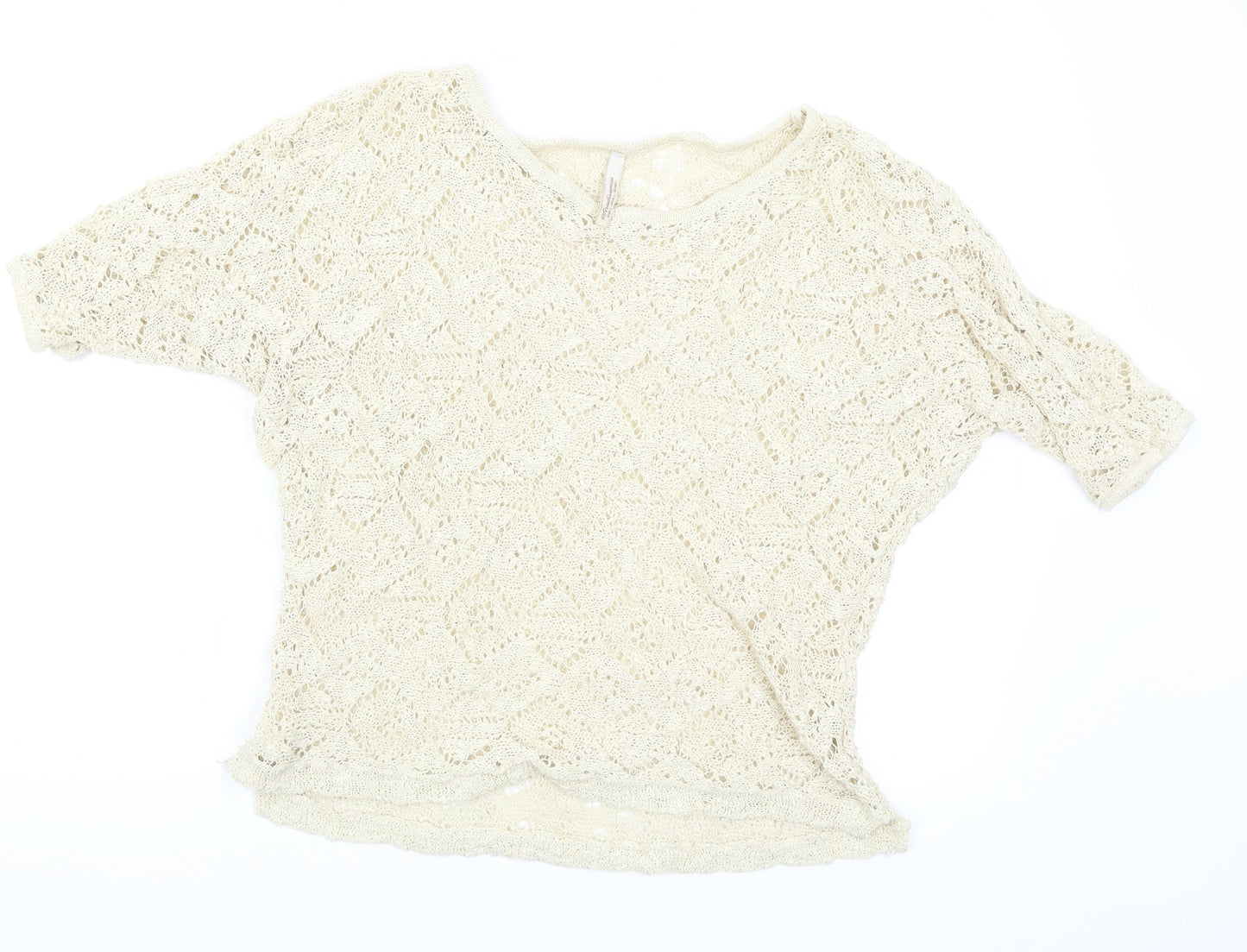 Stradivarius Womens White   Pullover Jumper Size 16