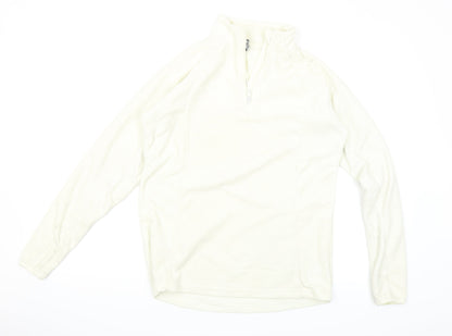Additional front view of Berg Outdoor women’s white jumper, size L
