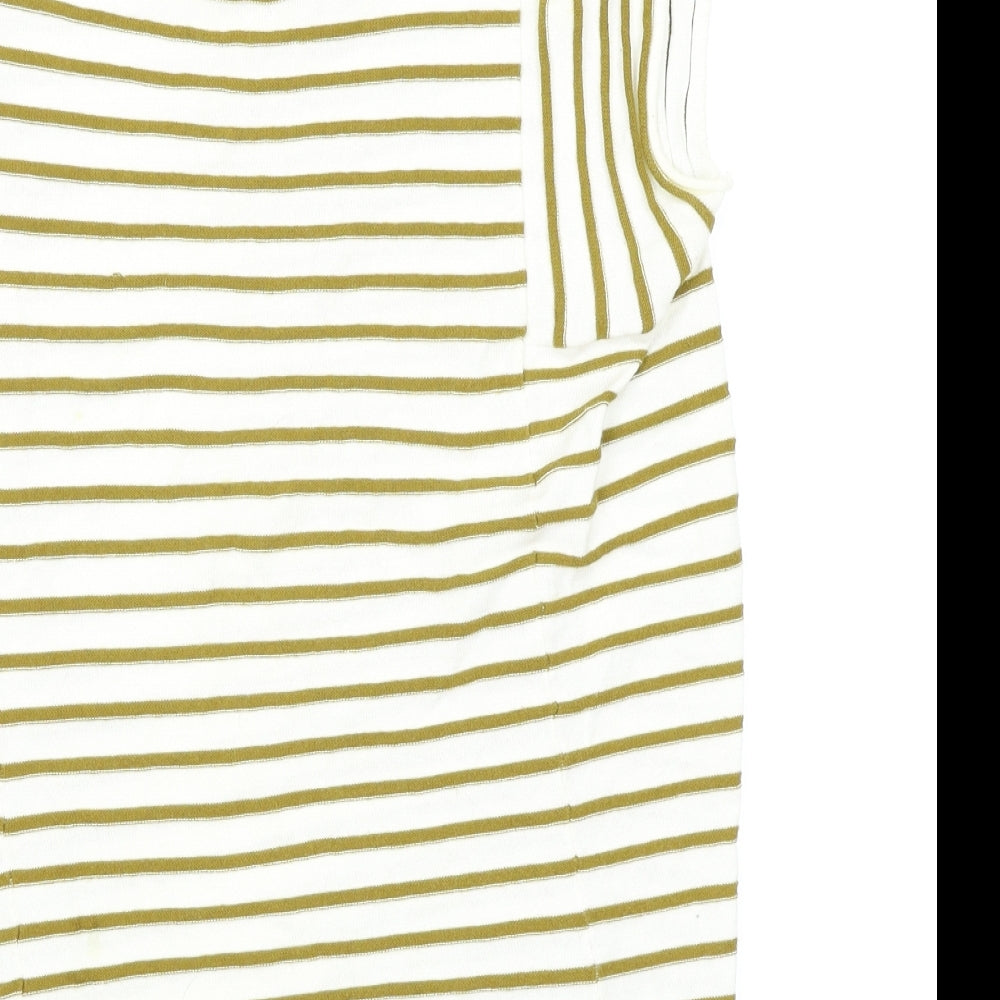 NEXT Womens Multicoloured Striped  Basic T-Shirt Size 10