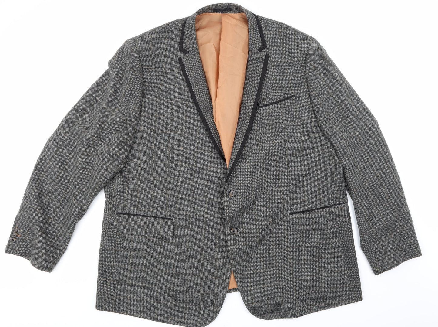 Preworn Mens Beige Check  Jacket Suit Jacket