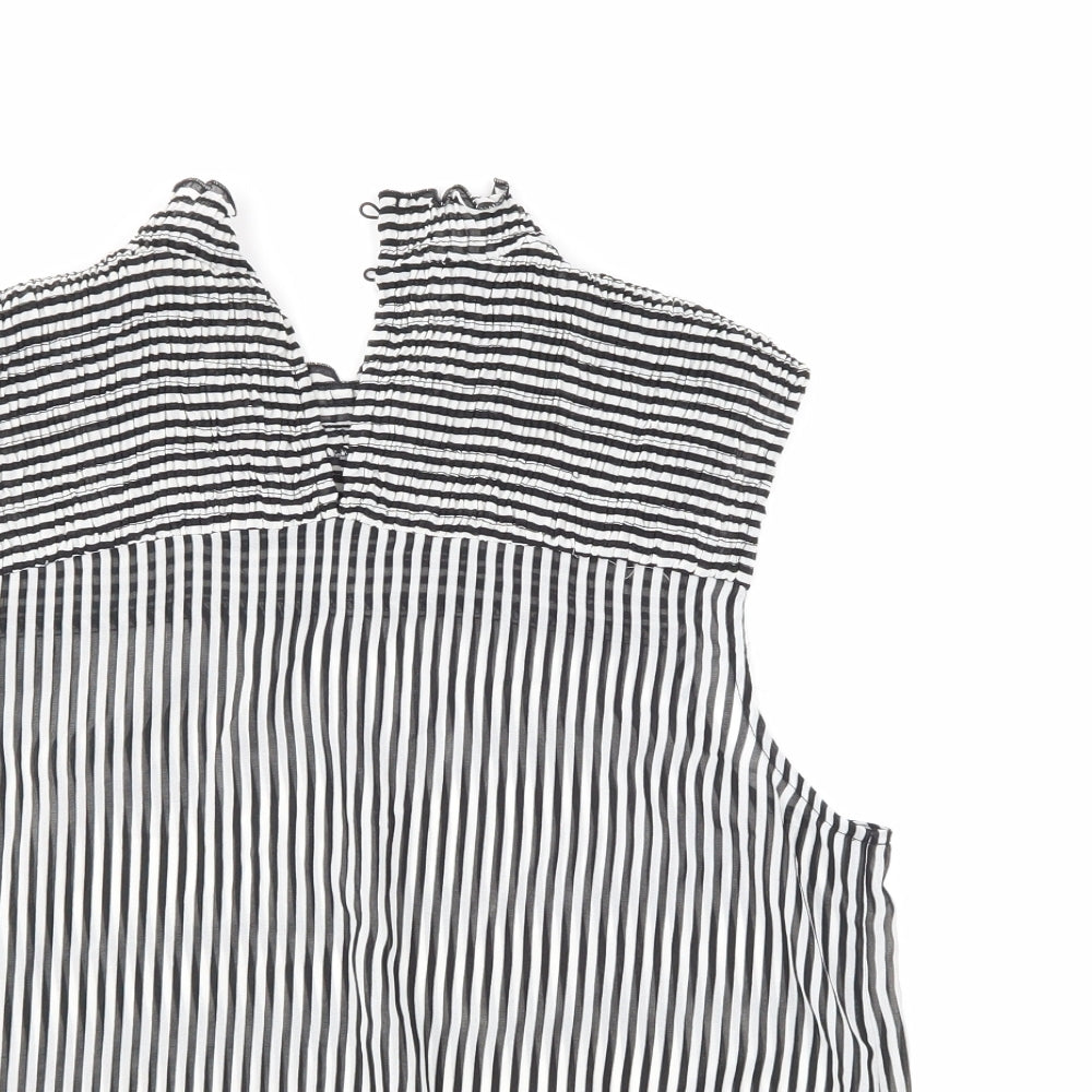Atmosphere Womens Multicoloured Striped  Basic Blouse Size 10
