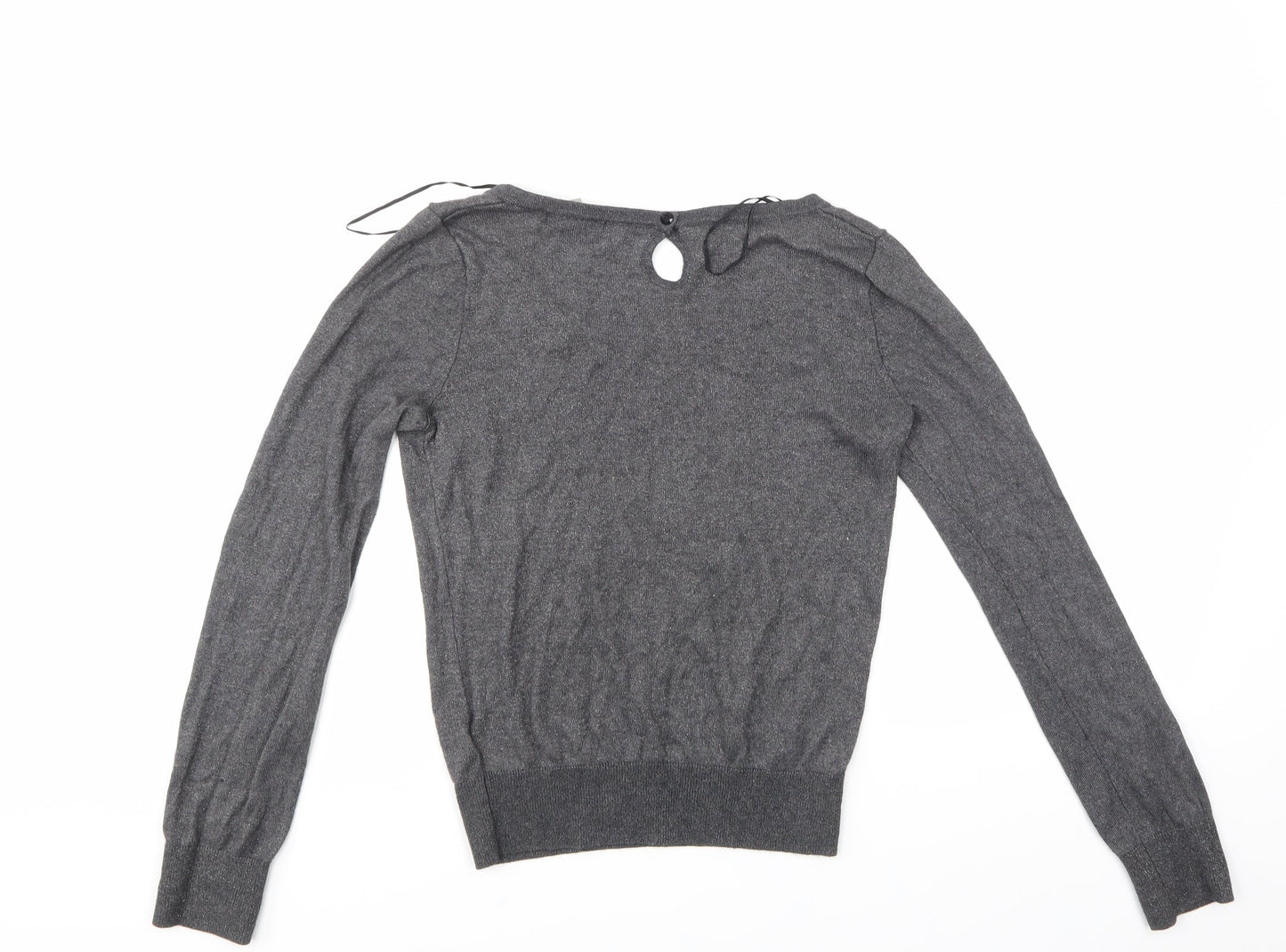 H&M Womens Grey   Pullover Jumper Size S