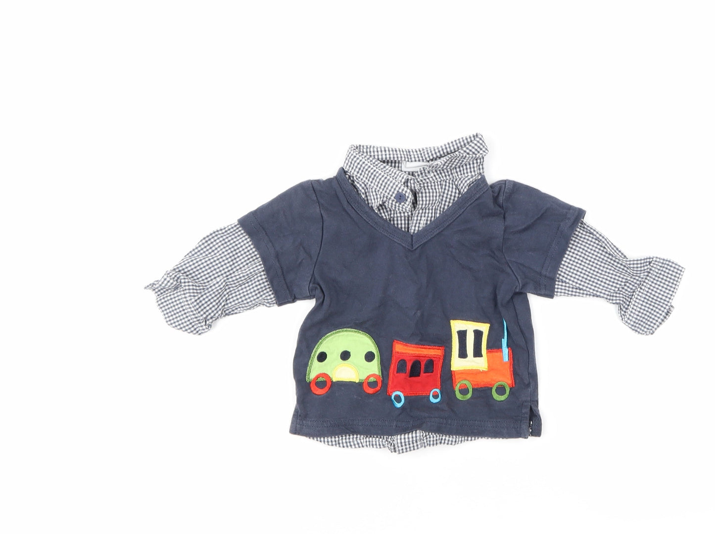 H&M Boys Blue   Pullover Jumper Size 3-6 Months