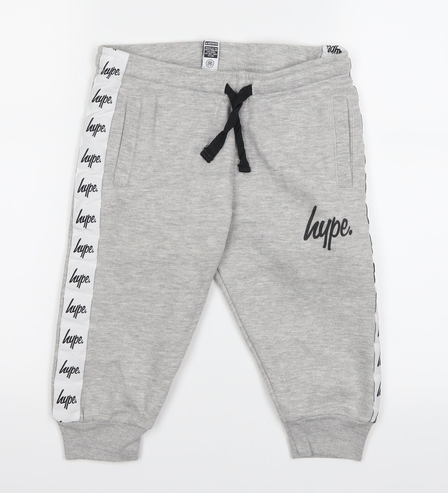 Hype Boys Grey   Sweat Shorts Size 7 Years