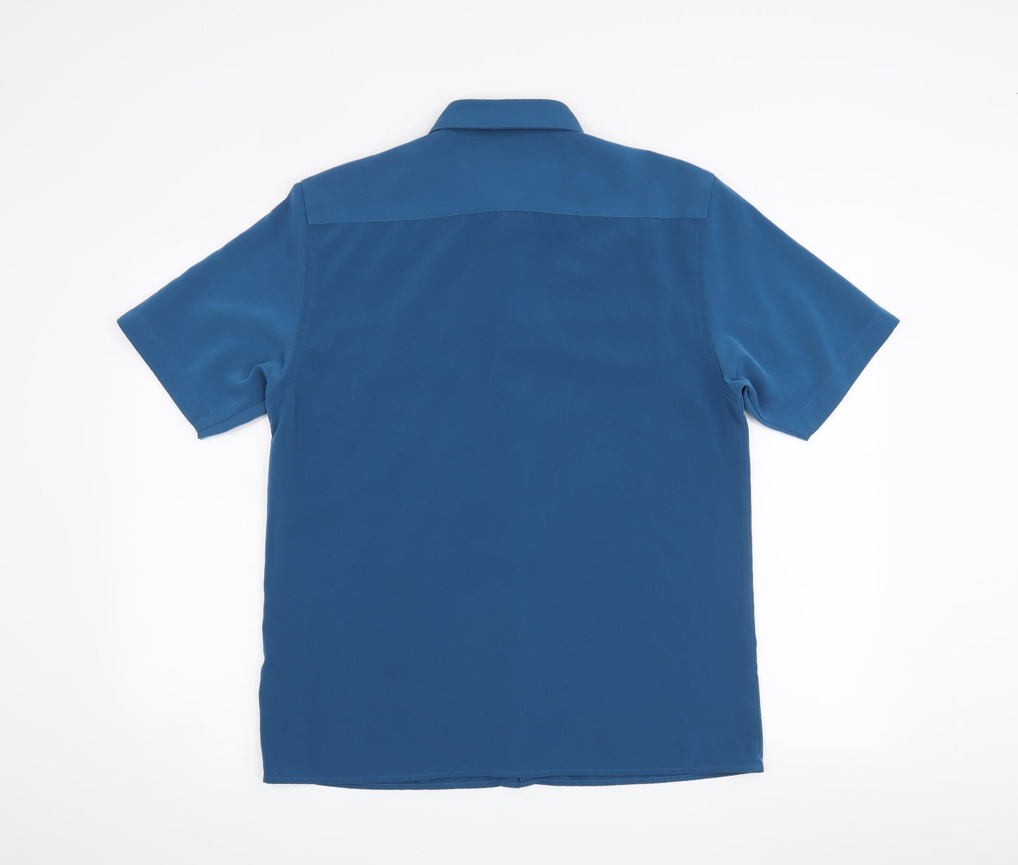 Jonathan Adams Mens Blue    Button-Up Size S