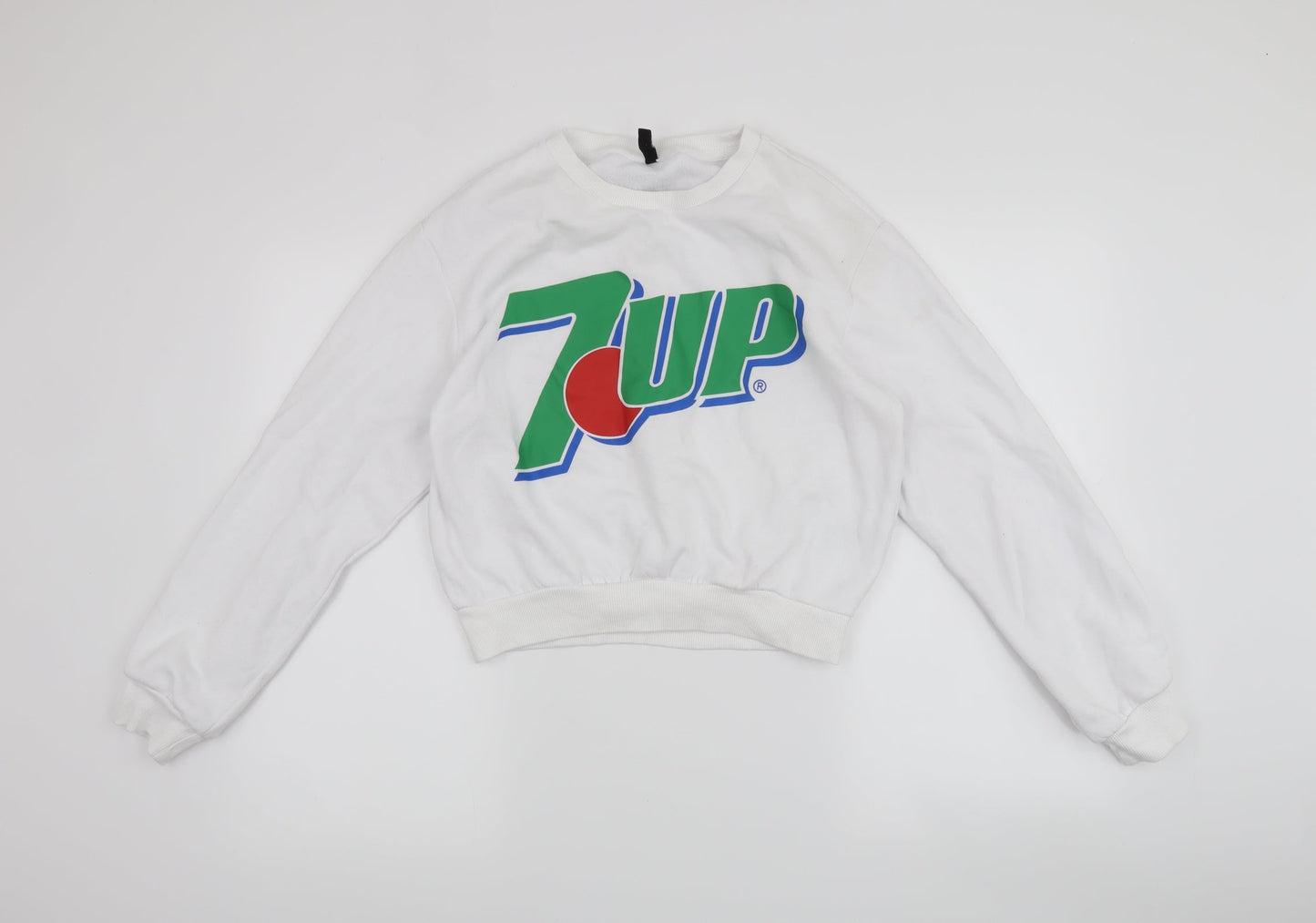 H&M Womens White   Pullover Jumper Size S