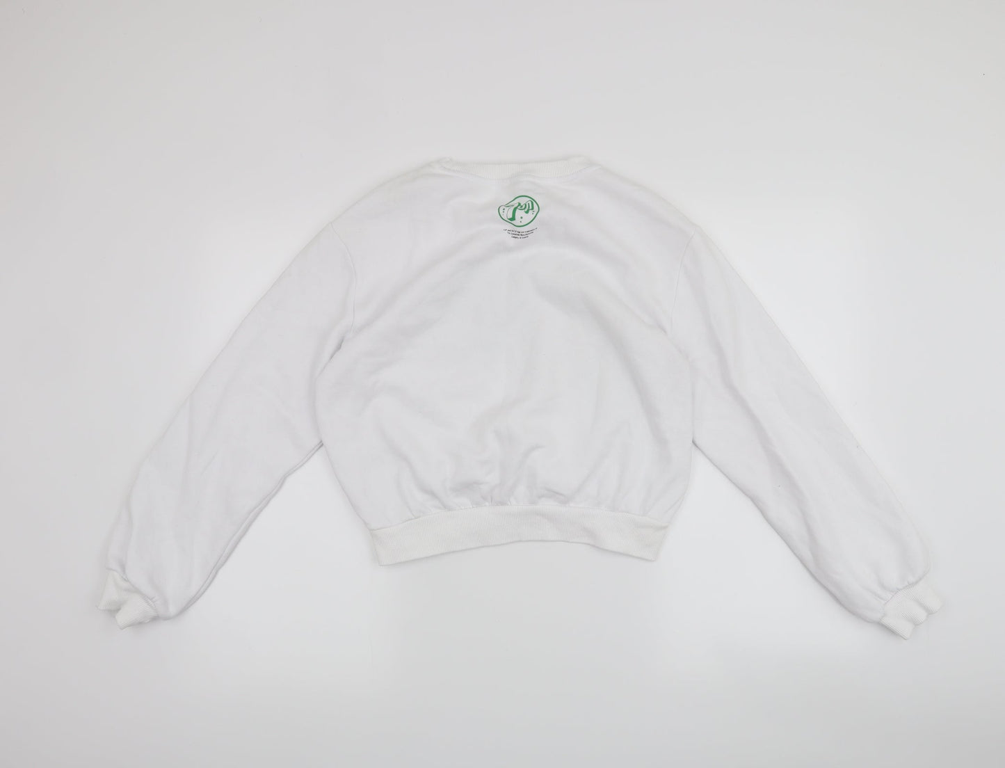 H&M Womens White   Pullover Jumper Size S