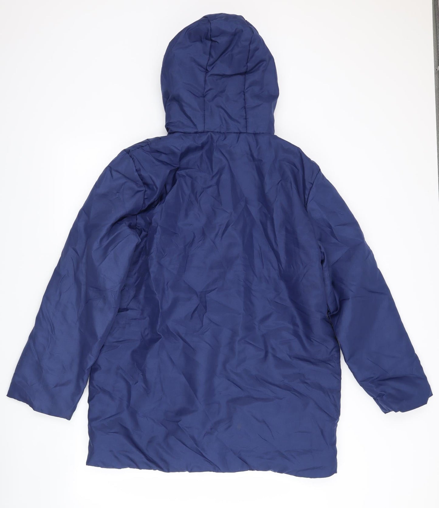 Anne De Lancay Womens Blue   Jacket Coat Size M