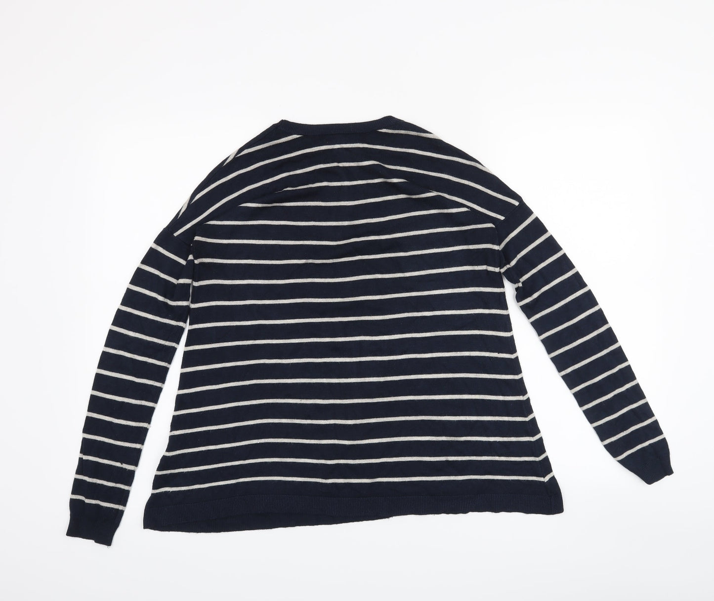 Atmosphere Womens Blue Striped  Pullover Jumper Size 8