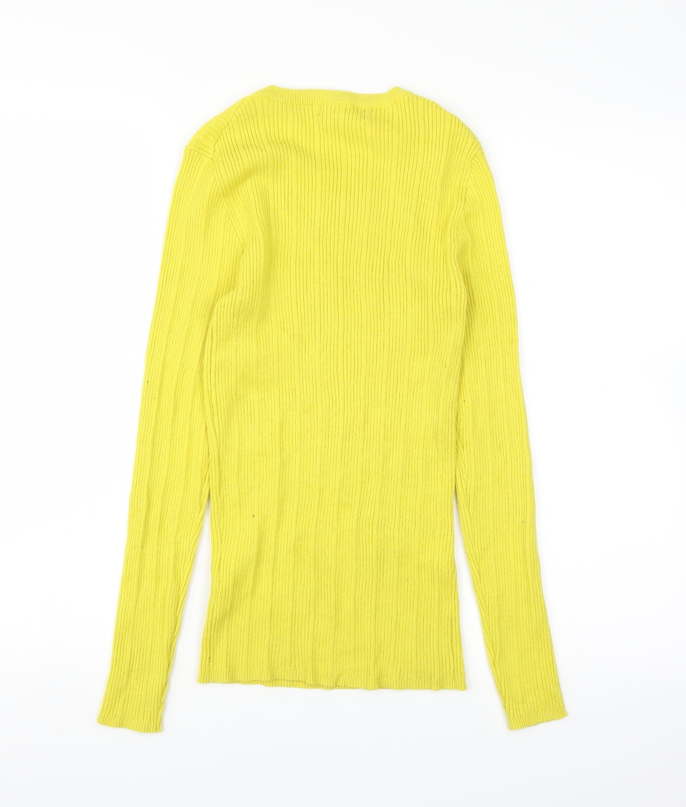 Primark Womens Yellow   Pullover Jumper Size M