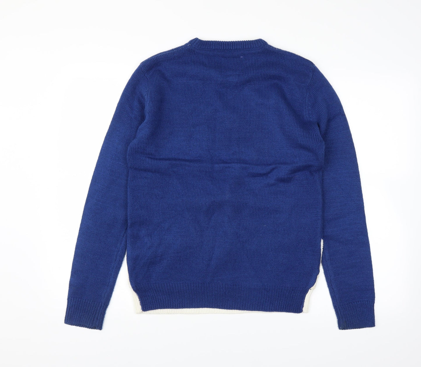 Primark Womens Blue   Pullover Jumper Size S